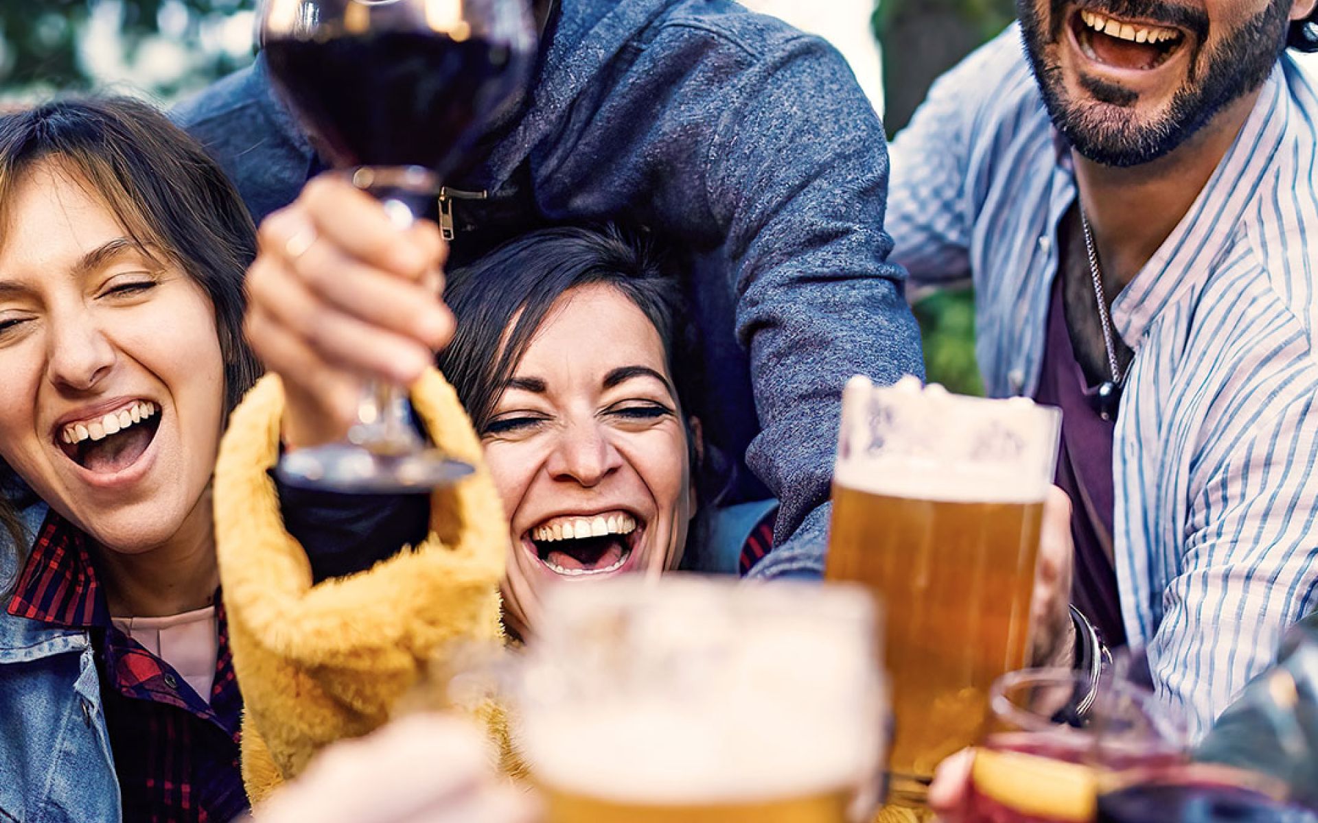 Herbruikbare bierpullen voor Oktoberfeest en bierfestivals